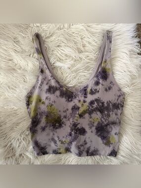 lululemon athletica Align Tank Top Radial Tie Dye Mauve Grey Multi